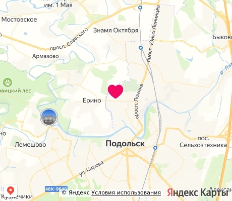 На карте
