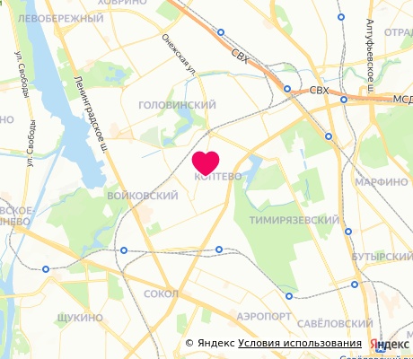 На карте