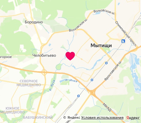 На карте