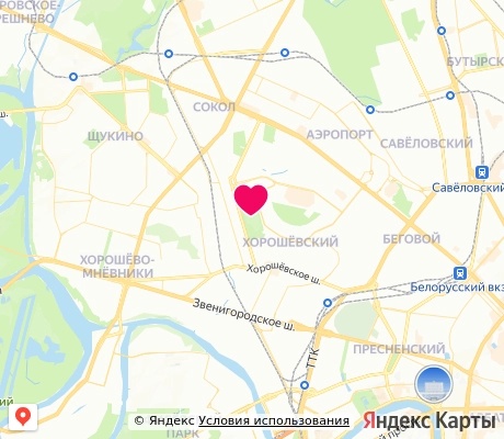 На карте