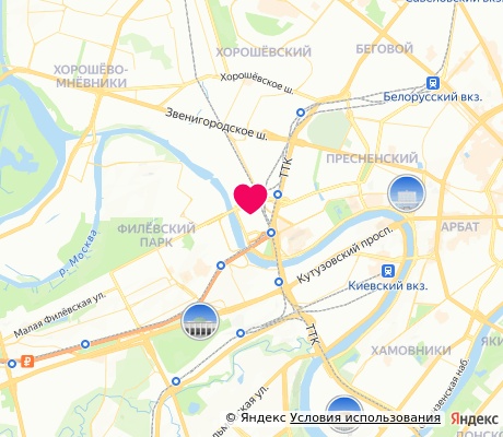 На карте