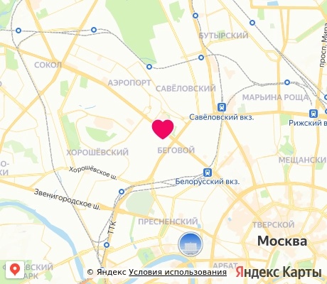 На карте