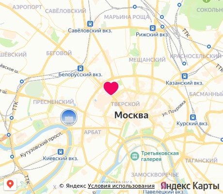 На карте