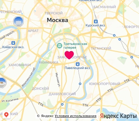 На карте
