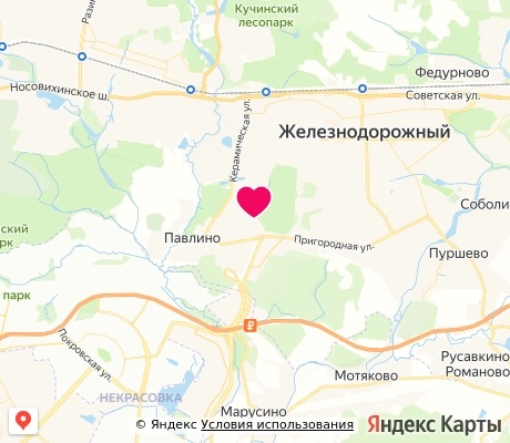 На карте