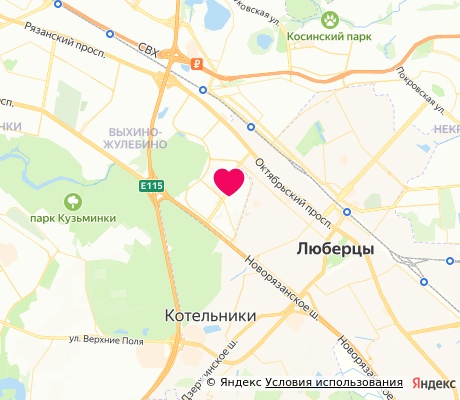 На карте