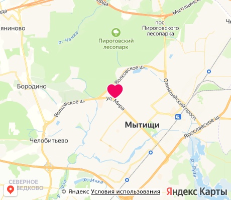 На карте