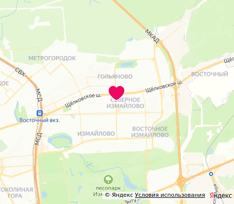 На карте