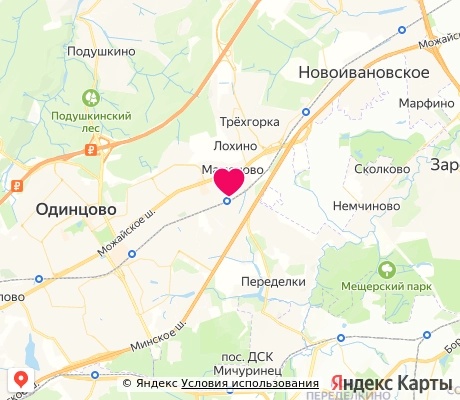 На карте