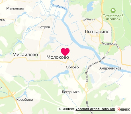 На карте
