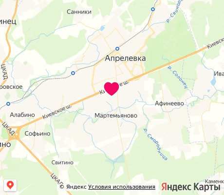 На карте