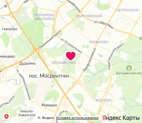 На карте