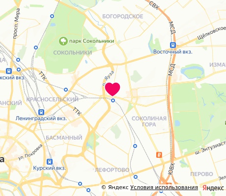 На карте