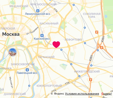 На карте
