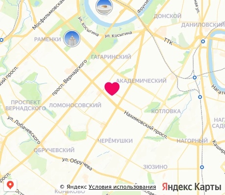 На карте