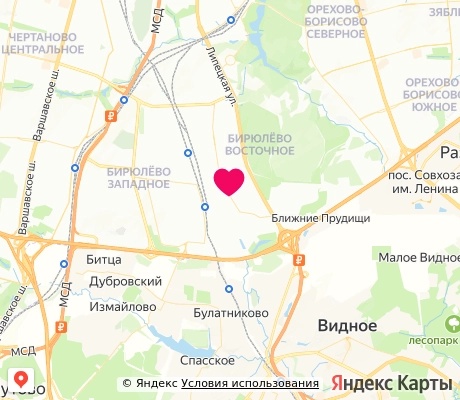 На карте