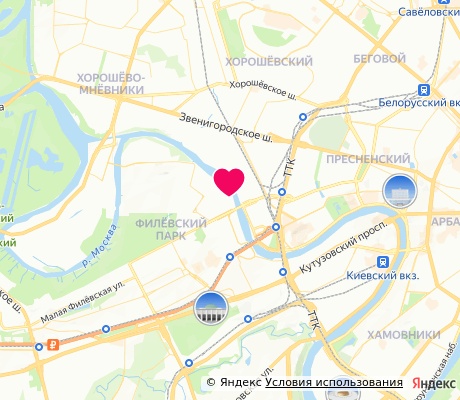 На карте