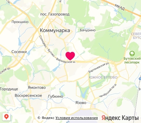 На карте