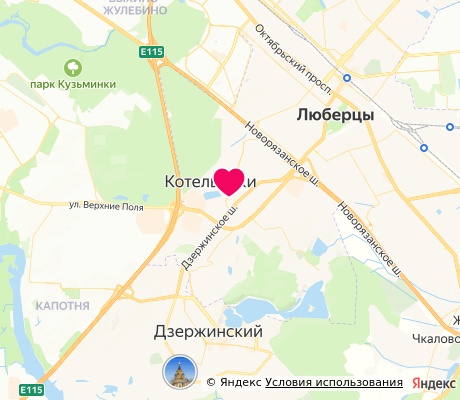 На карте