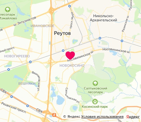На карте