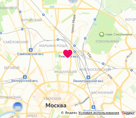 На карте