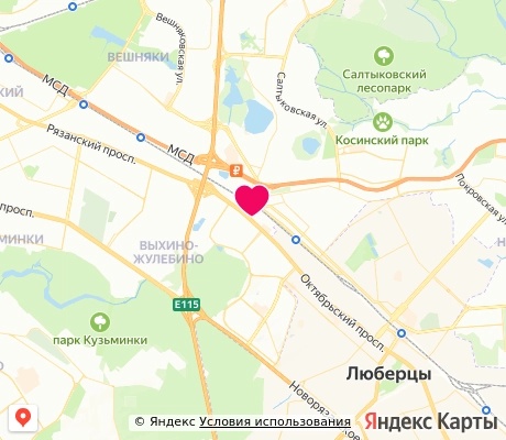 На карте