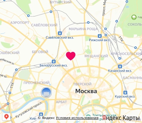 На карте