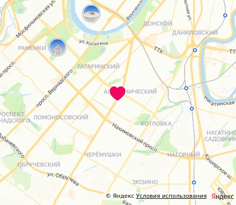 На карте