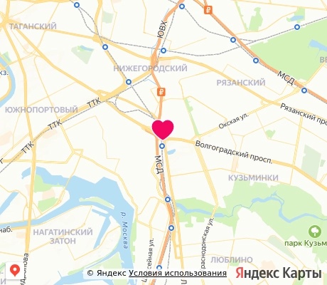 На карте
