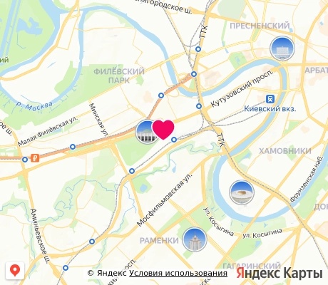 На карте