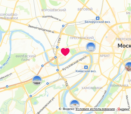 На карте
