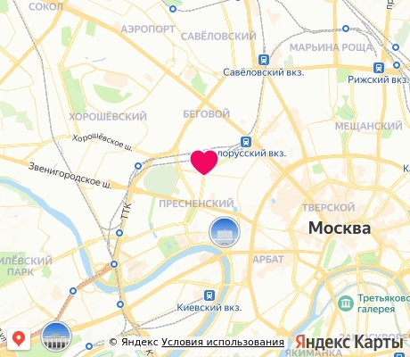 На карте