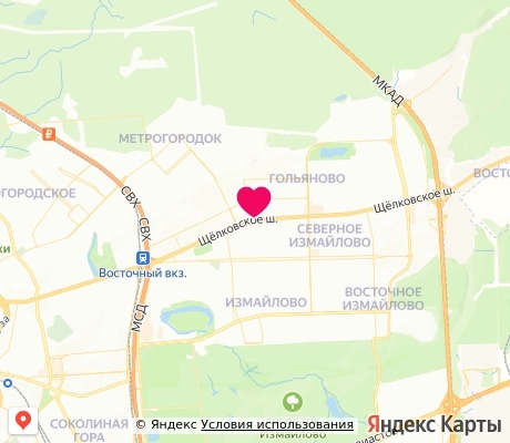 На карте
