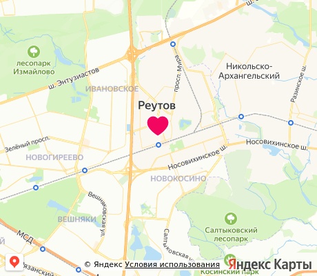 На карте