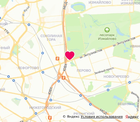 На карте