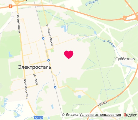 На карте