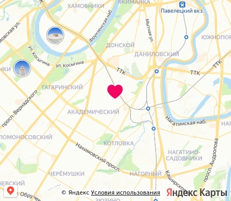 На карте