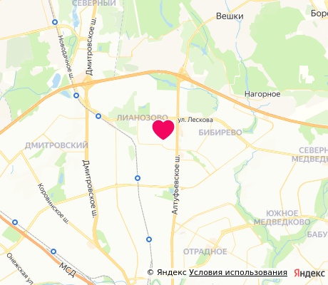 На карте