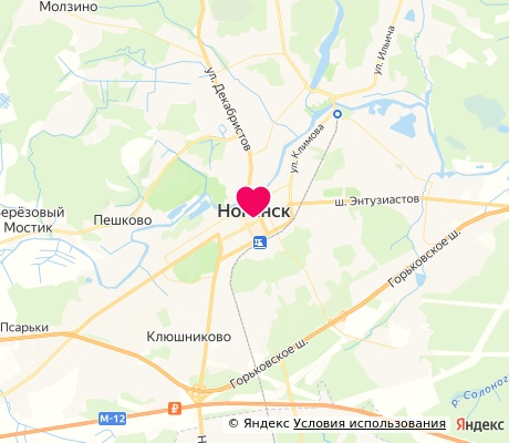 На карте