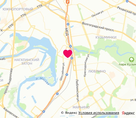 На карте