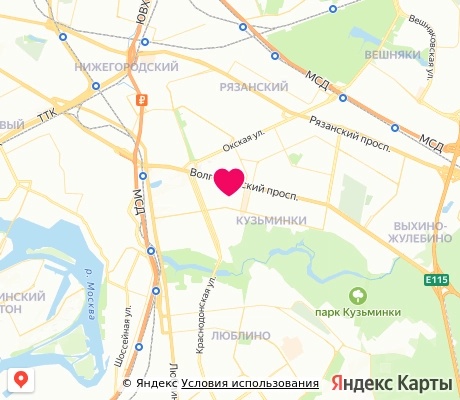 На карте