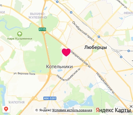 На карте
