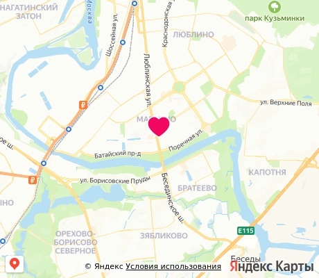На карте