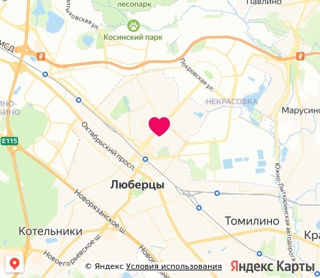 На карте