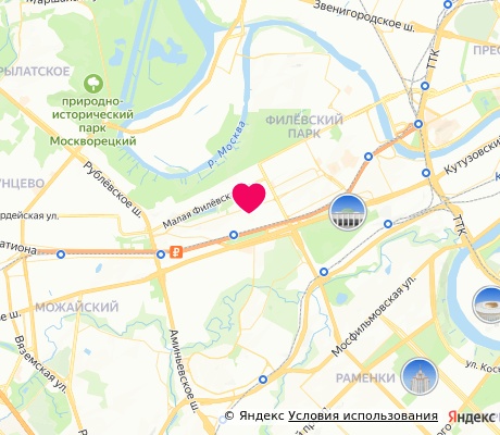 На карте