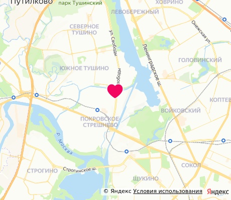 На карте