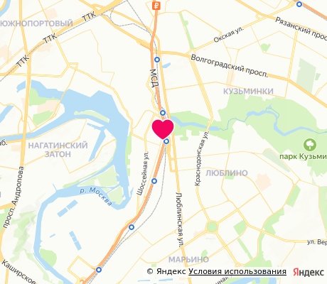 На карте
