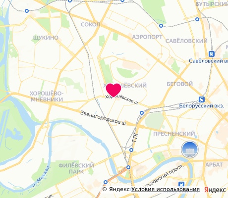 На карте