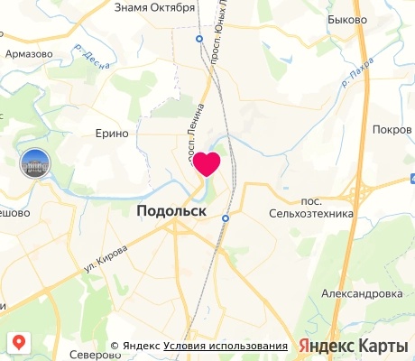 На карте