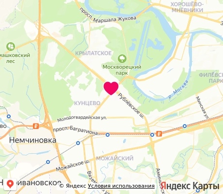 На карте